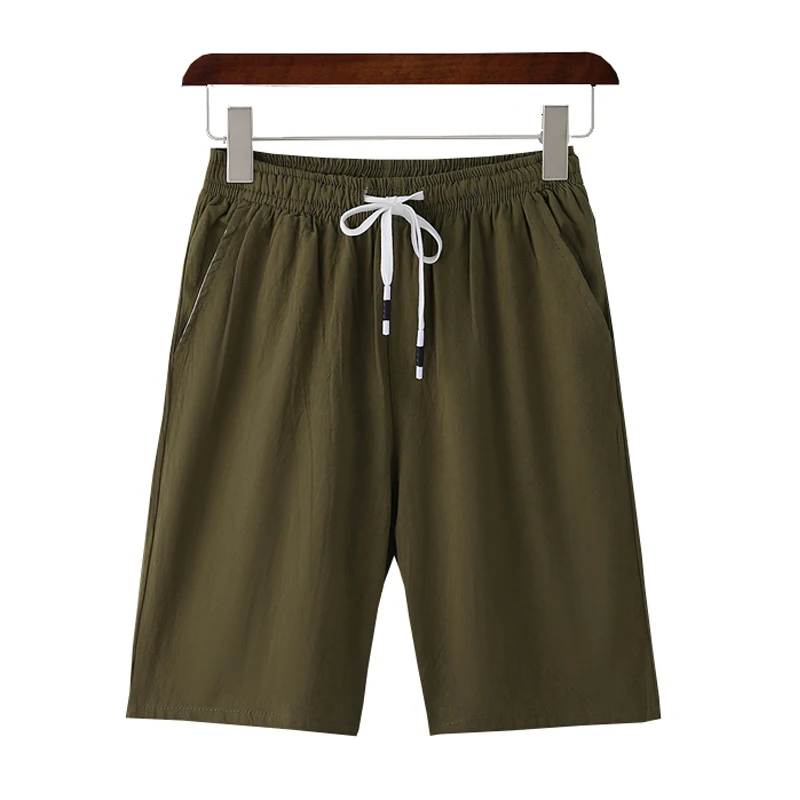 

Summer Men Beach Short Casual Shorts Fashion Plus Size Sport Men Board Shorts Brand Mens High Quality Cotton Bodybuilding Trunks