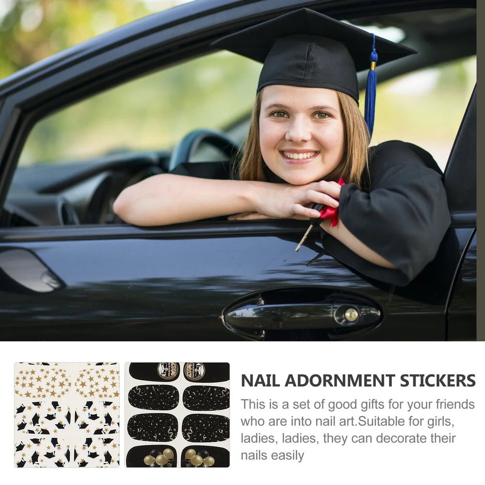 

16 Sheets 1 Set Stylish Nail Appliques Fingernail Stickers Decoration Patches