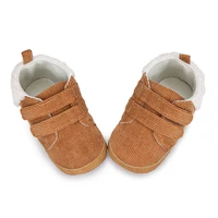 newborn baby girls shoes retro spring autumn winter toddlers prewalkers cotton sock shoes infant first walkers corduroy crib