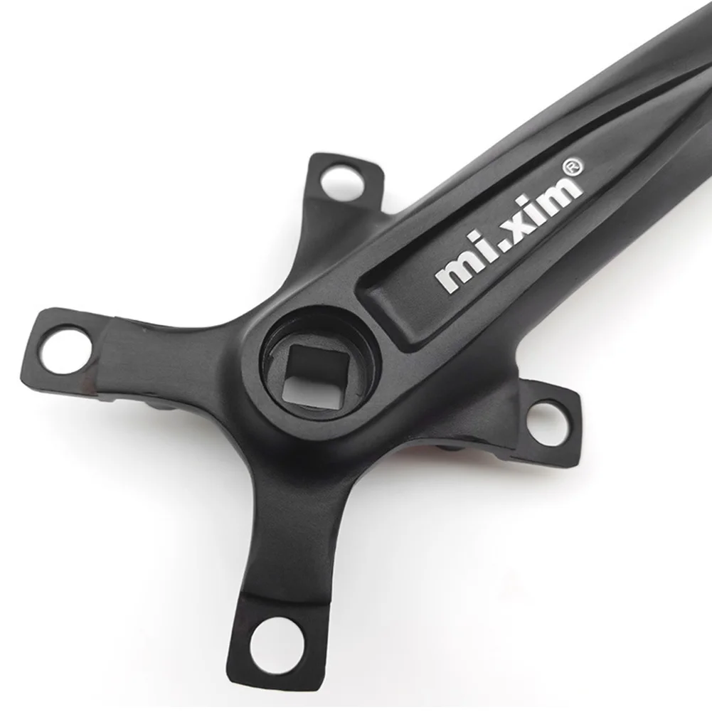 

1pair 170mm Mountain Bike Cycling Crankset Bicycle Crank Aluminum Alloy Accessories 64BCD 104BCD Black Speed Rustproof Repair
