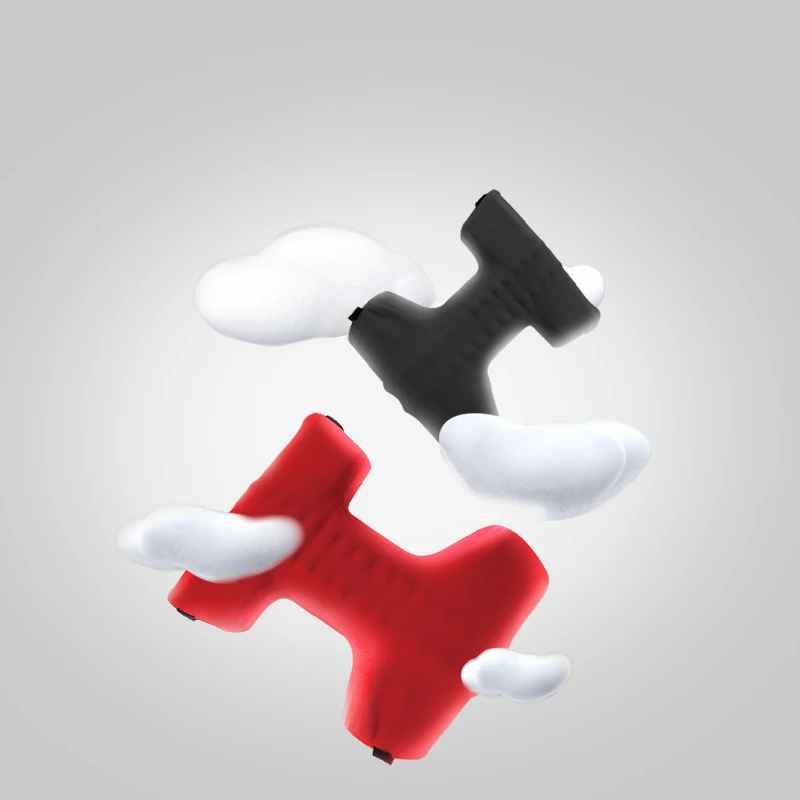 

1pcs Universal Car Seat Back Pillow Lumbar Support Pad Memory Foam Red Black Car Waist Massage Cushion Auto Seat Accessories