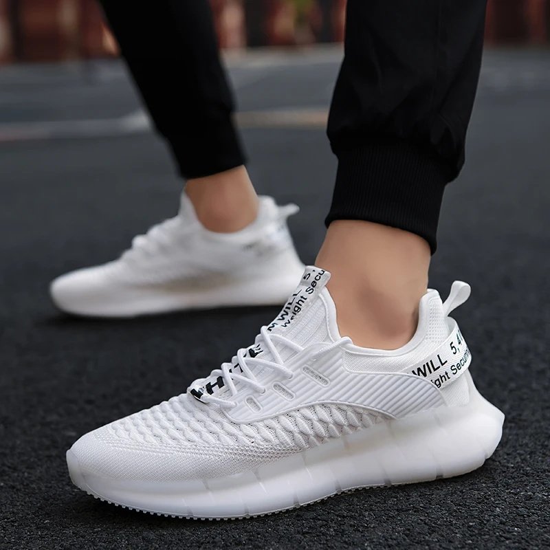 Женские и мужские кроссовки дышащая обувь для бега уличная спортивная модная