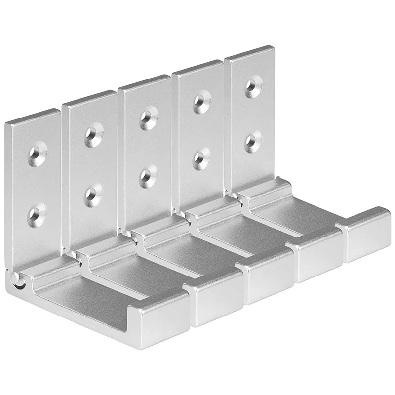 Складной настенный крючок невидимый складной алюминиевый держатель для