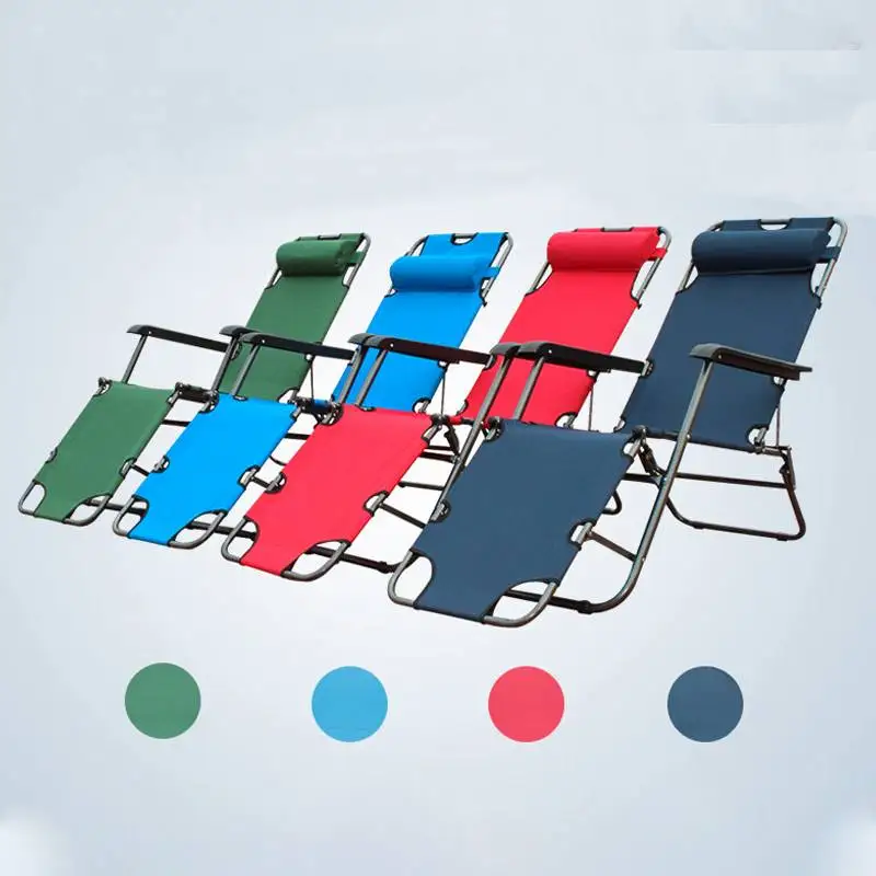 저렴한 접이식 낚시 의자 피크닉 캠핑 의자 접이식 슬리핑 비치 Chaise 휴대용 야외 하이킹 여행 가구 파티오 의자