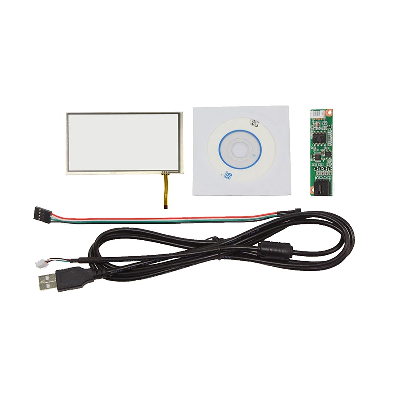 

6.2inch 4 Wire Resistive 154x92mm Touch Screen Panel Digitizer with USB Controller Card kit For PW062XS3 LCD Panel