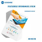 Новый солнечный свет, 50 шт в наборе, SS-057R сжатие ремонт гидрогель пленка среднего класса против царапин протекторы для всех брендов Iphone листы для лазерной резки машина