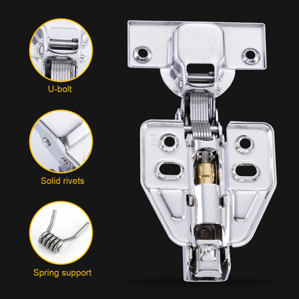 Дверные гидравлические петли из нержавеющей стали угловой складной Буфер