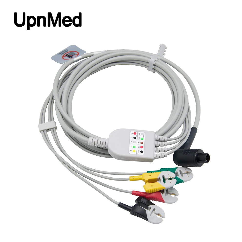 Совместимый Corpuls 3 один кусок 4 свинцовый ECG кабель бабочка клип 11 pin|Артериальное