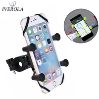 Univerola Bike Phone Mount for Motorcycle Bike Handlebars X-Clip Stand GPS Mount Bracket Adjustable Fits For iPhone 11 11 Pro