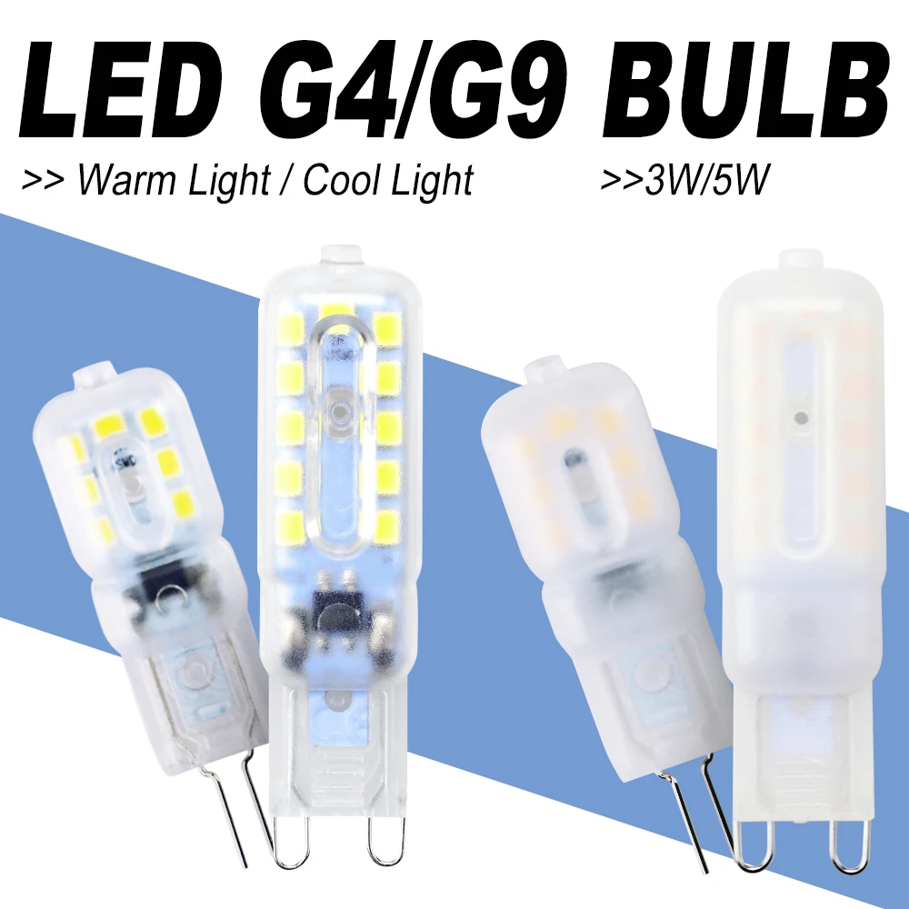 

8 шт. светодиодная лампа G9 Точечный светильник 220 В ЛАМПОЧКА G4 Ampoule 14 22 светодиода Bombilla SMD 2835 светодиодная лампочка люстра ламсветильник украш...