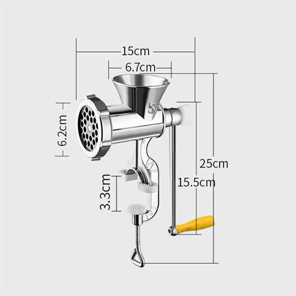 

Manual Household Manual Meat Grinder Vegetables Fruit Accessories Slicer Maker Kitchen Food Processor Potatoes Chopper B7J4