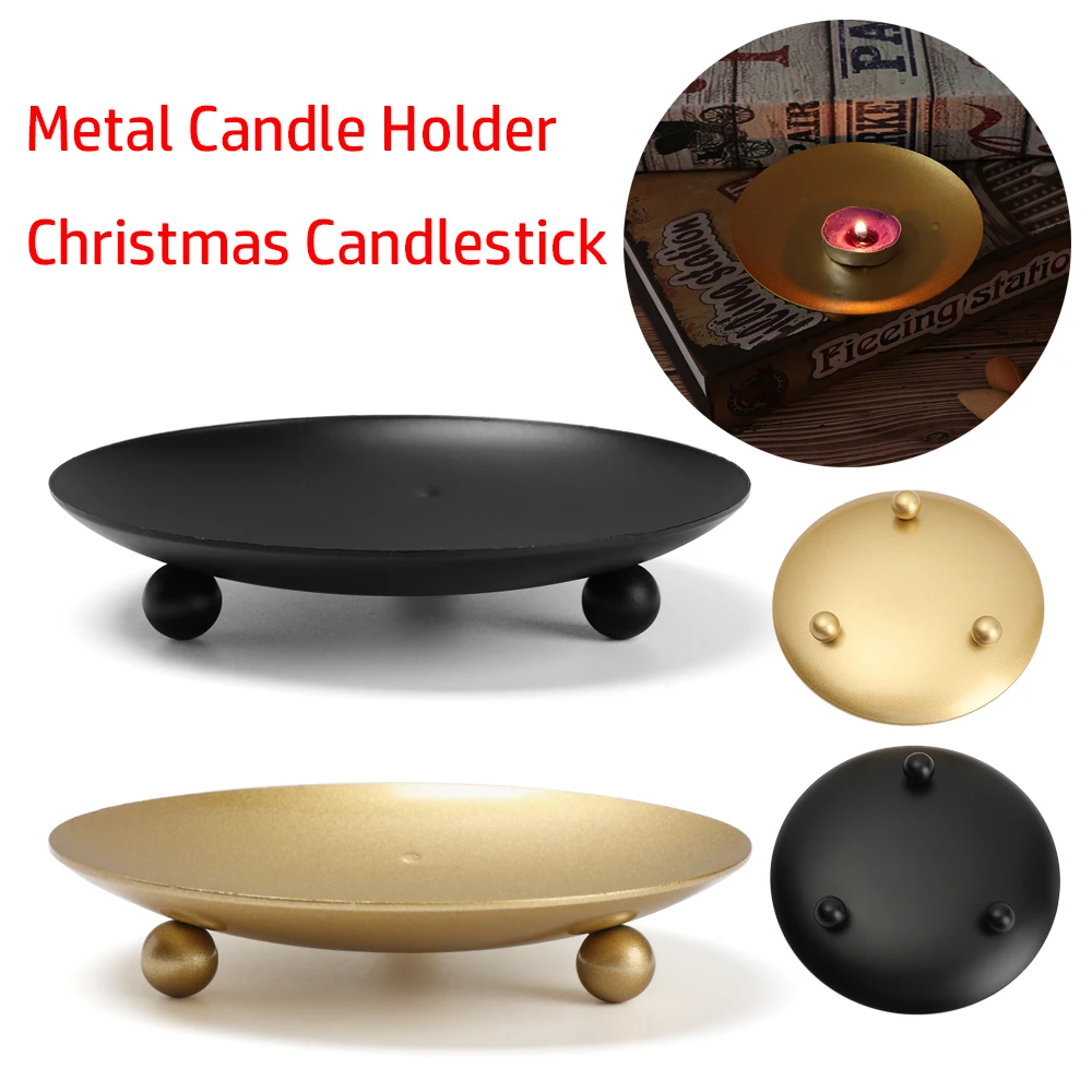 Функциональные подсвечники в скандинавском стиле Круглый устойчивый бархатный