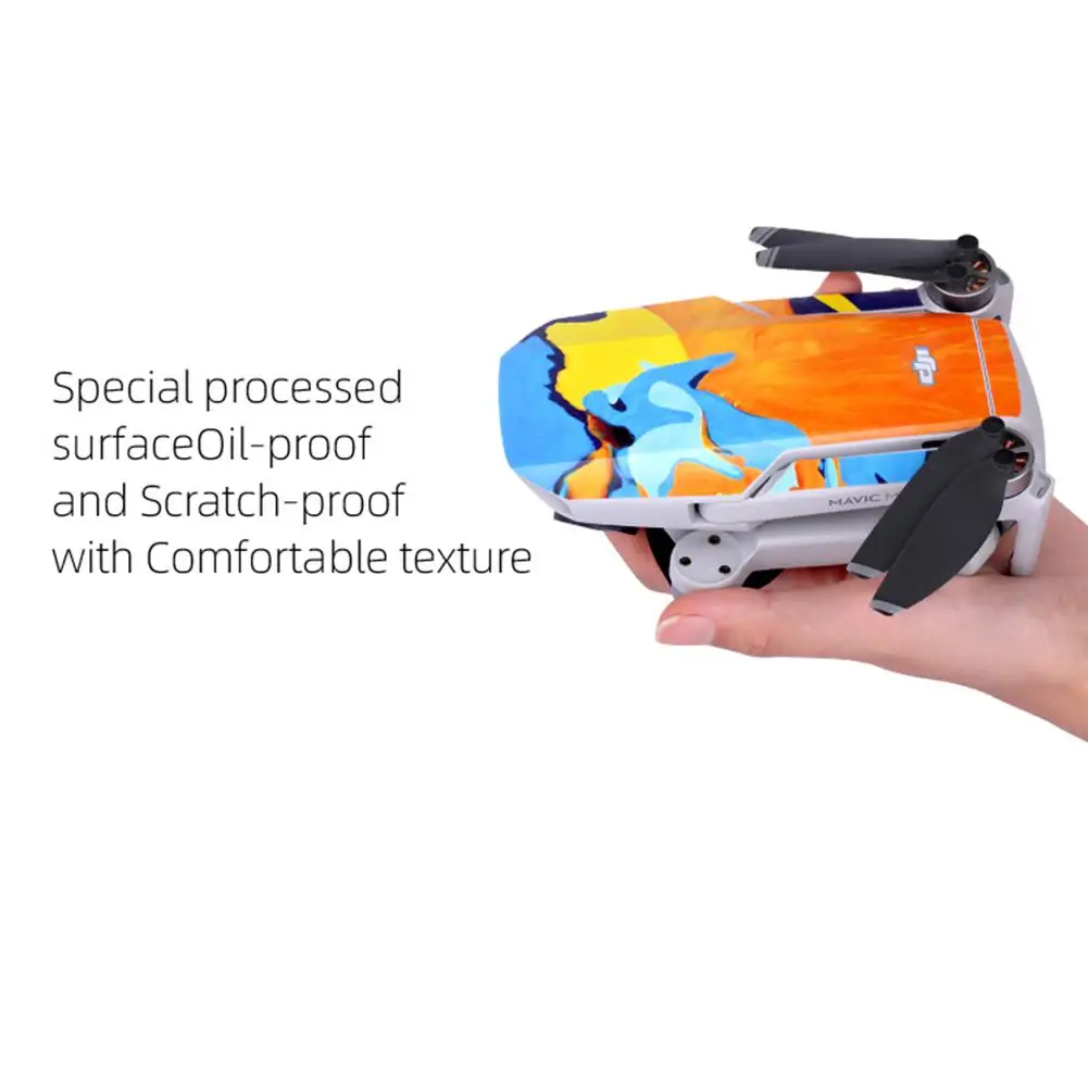 Наклейка для украшения корпуса DJI Mavic Mini Drone Body Arm and Controller Водонепроницаемая