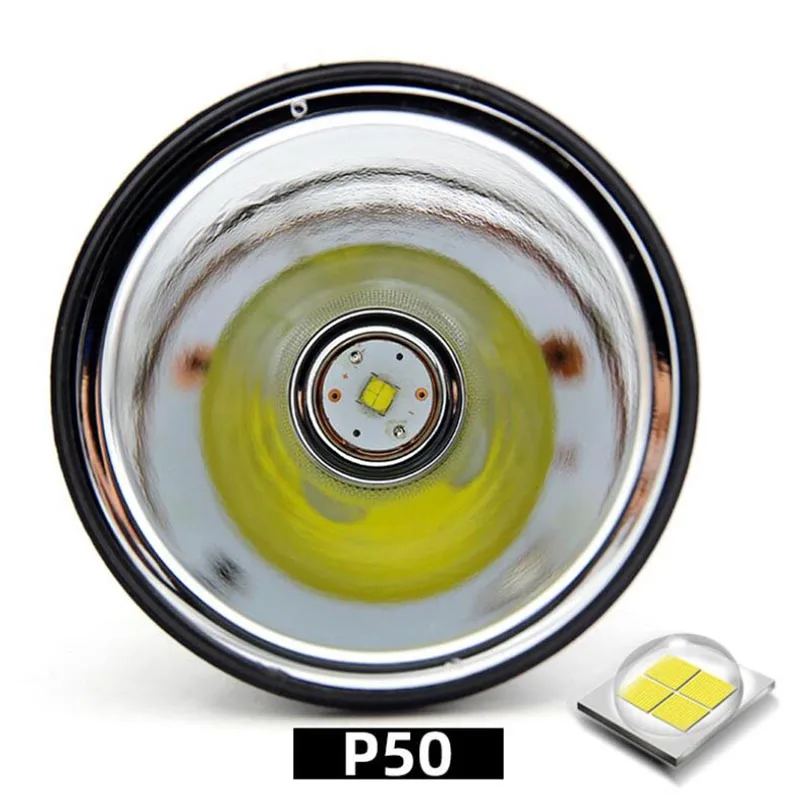 Прожектор большой дальности светодиодный фонарик перезаряжаемый мощный Xhp50.2 Usb супер яркий Lanterna Flash Search Light