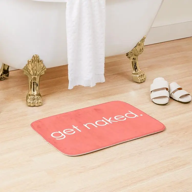 

Get Bath Mat Shower Room Bedroom Decoration Modern Home Living Room Anti-Slip Floor Toilet Bathroom Cartoon.Doormat Pad Rug