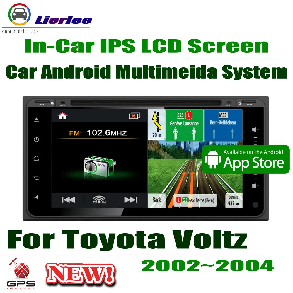7 &quotHD 1080P IPS ЖК дисплей Экран Android 8 ядро для Toyota Voltz 2002 2004 автомобиль радио BT 3G/4G WI FI
