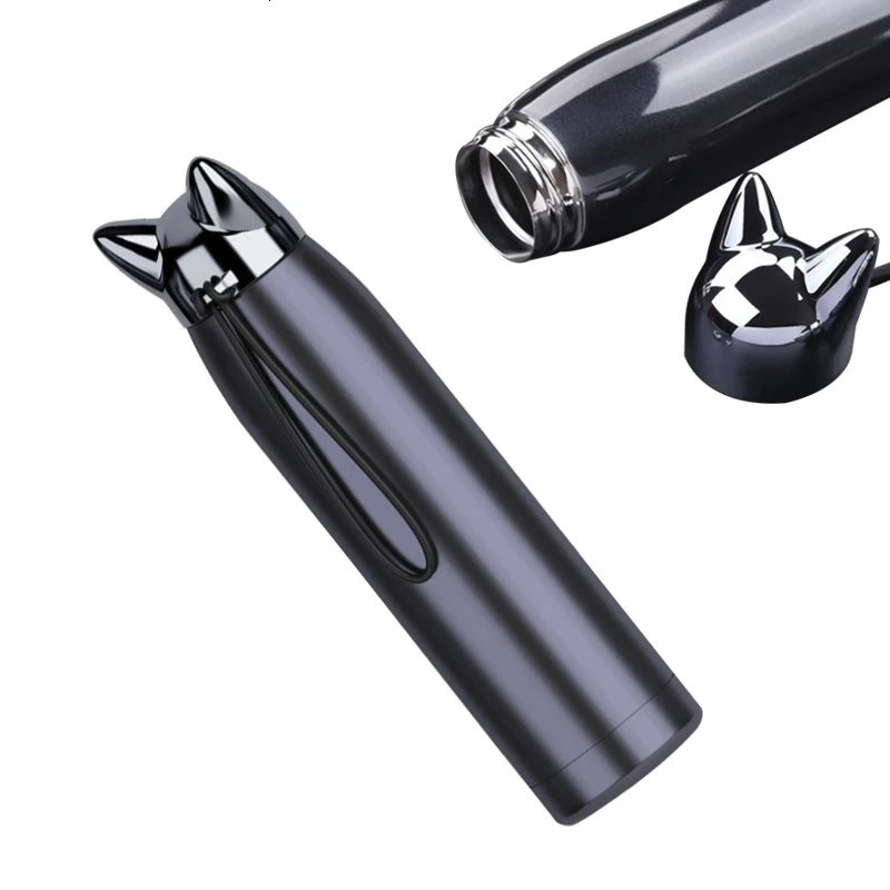 320 мл с двойными стенками термос Кот лисьими ушками Термальность Кофе Чай молоко