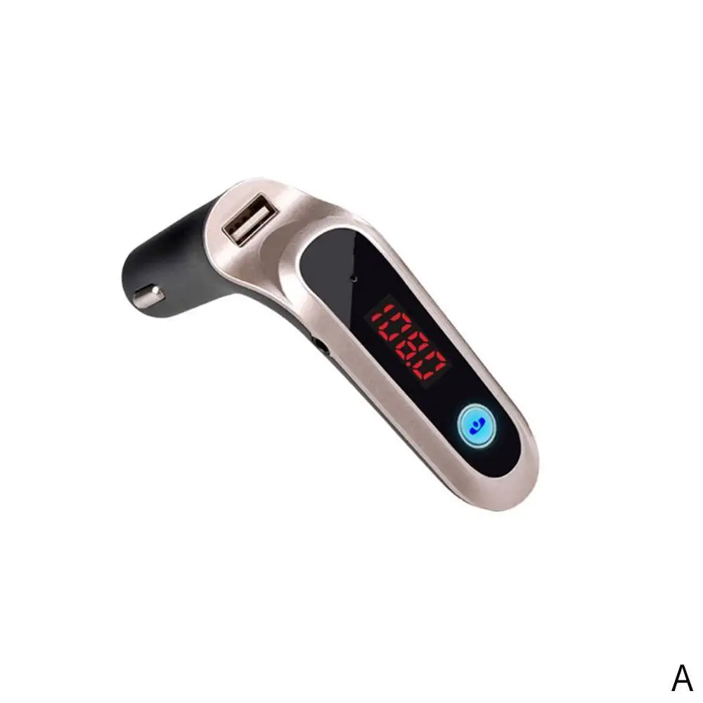 Черный USB TF карта Поддержка зарядного устройства комплект беспроводной связи bluetooth для автомобиля ЖК-дисплей Hands-Free fm-передатчик MP3 музыкальный плеер Мобильные Телефоны Планшеты Dsp - Название цвета: Черный