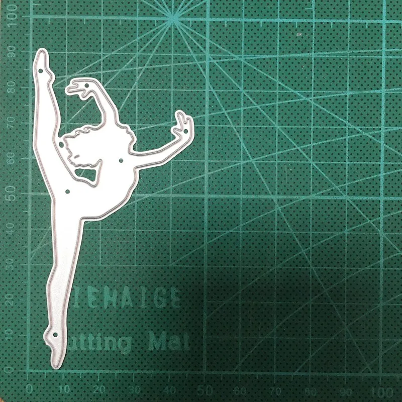 

Girl Dancing Ballet Yoga Metal Cutting Dies Stencil for DIY Scrapbooking/photo album Decor Embossing Paper Card aking Craft dies