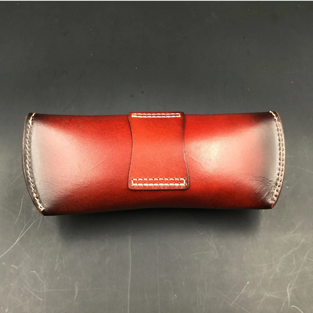 Винтажная коробка для очков ручной работы жесткая роскошная сумка из