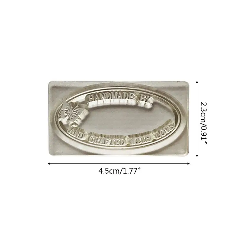 

Handmade by Silicone Clear Seal Stamp DIY Scrapbooking Embossing Photo Album Decorative Paper Card Craft Arts Gift New