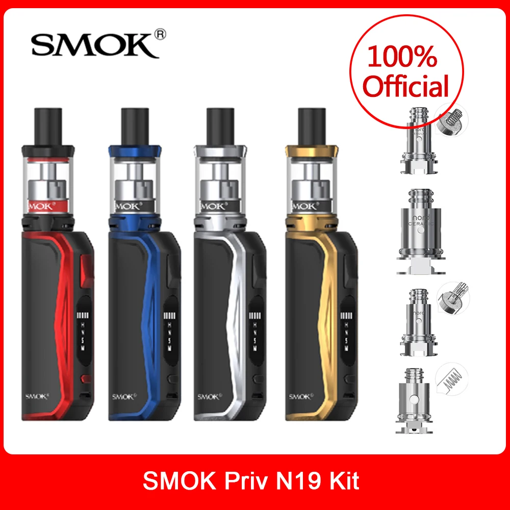 Набор для вейпа SMOK Priv N19 30 Вт 1200 мАч 2 мл|Системы нагревания табака и электронные