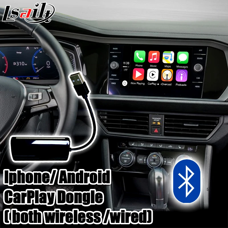 Lsailt Android 9 0 carplay и мультимедийный видеоинтерфейс для MIB MIB2 с поддержкой waze youtube google