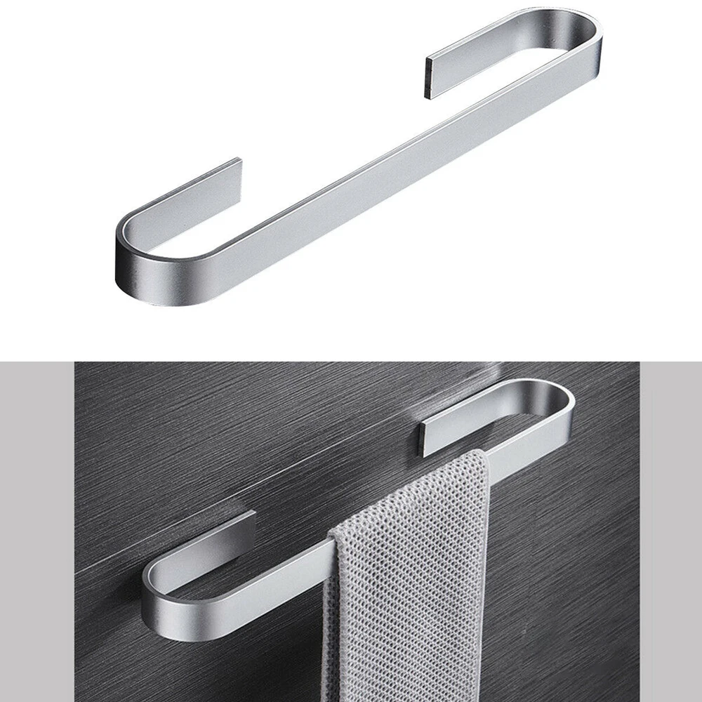 Настенный держатель для полотенец в ванную комнату самоклеящаяся вешалка