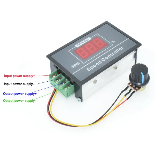 Цифровой регулятор скорости двигателя PWM 6 60V 30A с цифровым дисплеем I88 #1