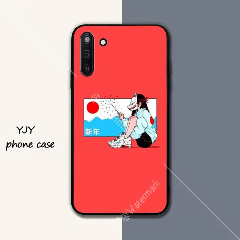 

Aesthetic Vaporwave Silicone Black Case Coque For Samsung Galaxy J2 J2 J3 J4 Plus J5 Prime J7 2016 J6 Note 5 8 9 10 Cover