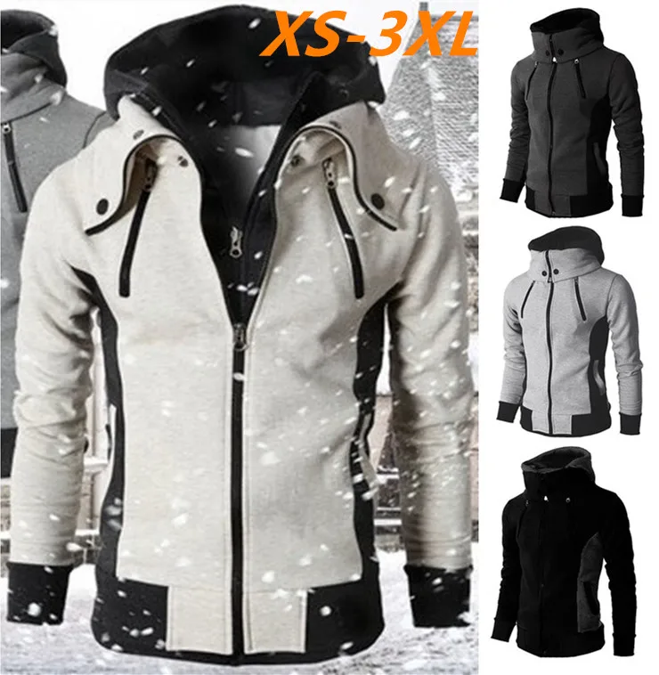 ZOGAA 2021 Для мужчин весеннее худи с принтом Человек Толстовки Slim Fit уличная