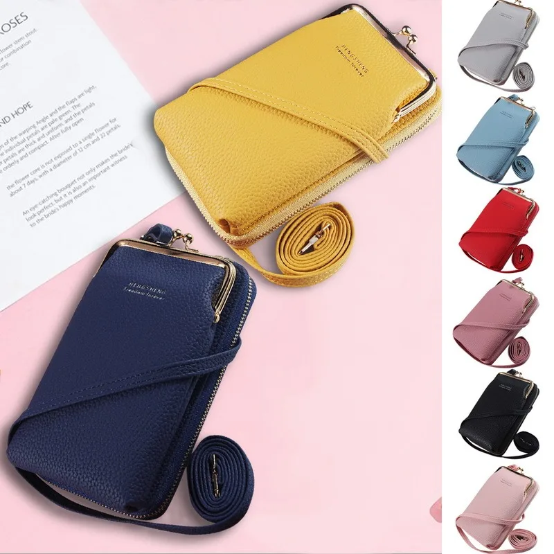 

Fashion Mini Crossbody Bags for Phone Women Mini Matte PU Leather Shoulder Messenger Bag Clutch Ladies Phone bag Purse Handbag