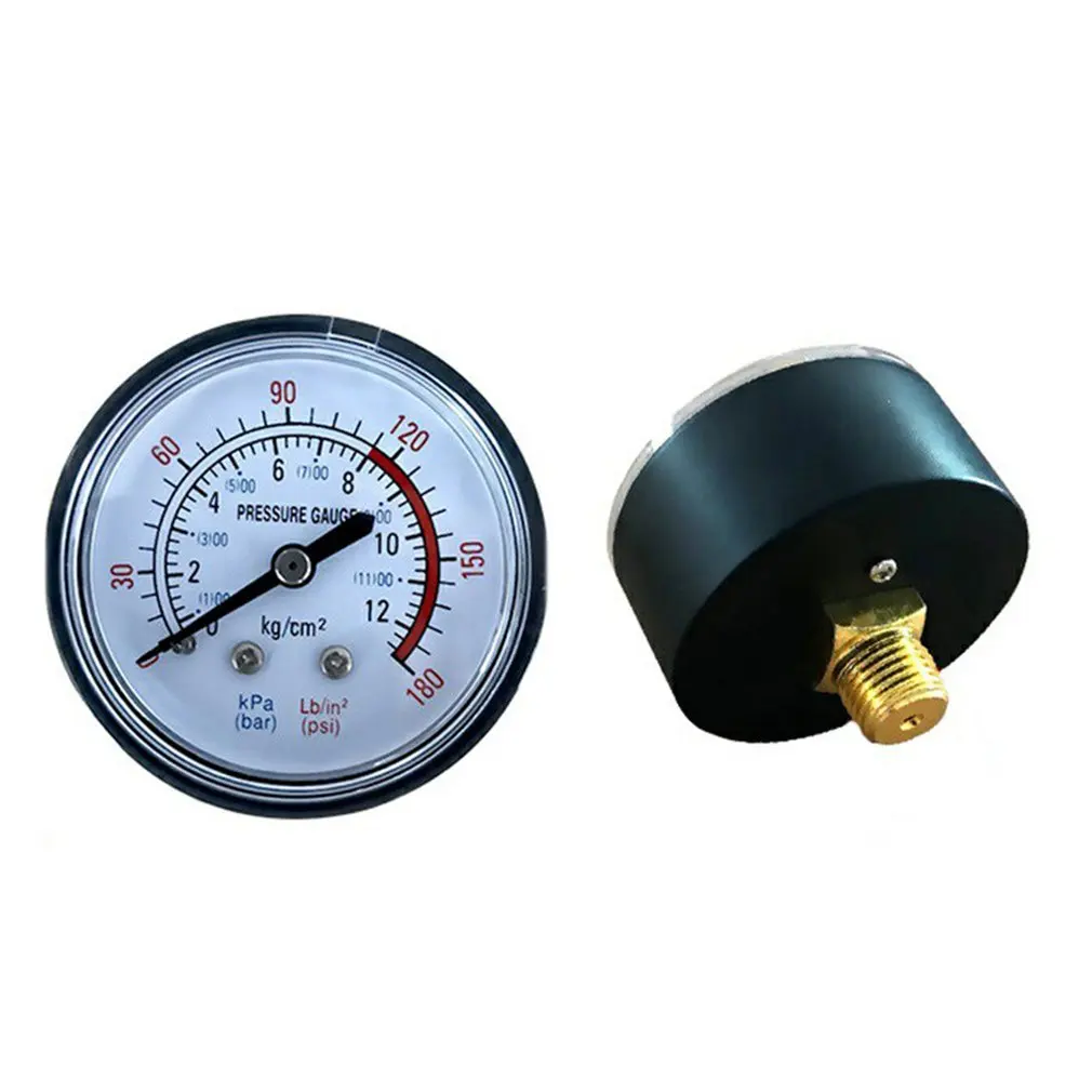 

Air Compressor Pressure Gauge Pressure Calibrator Dual Scale Manometer Horizontal 1 / 4 Pressure Gauge Portable Y50