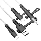Защитный кабель для зарядки телефона FONKEN, защитный чехол для кабеля USB для Iphone, защитный чехол для кабеля наушников, органайзер, управление кабелями