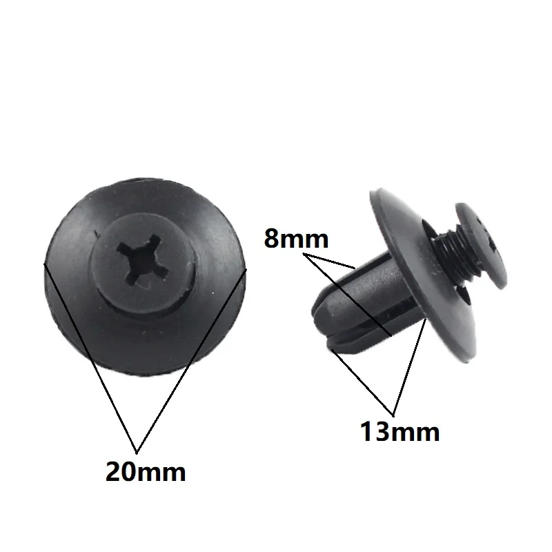 500x автомобильный внутренний расширительный винт дверные панели защелкивающиеся