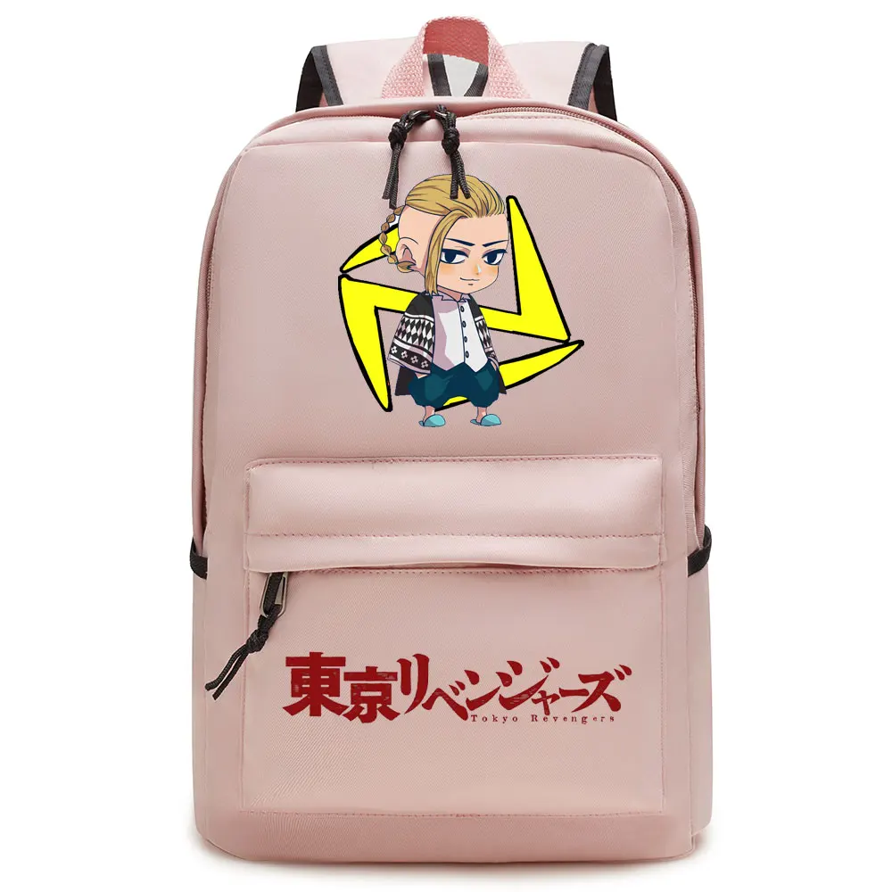 

Anime 2D Print Canvas Backpack Men Women Tokyo Avengers School Bag Chifuyu Matsuno Notebook Travel Suitcase