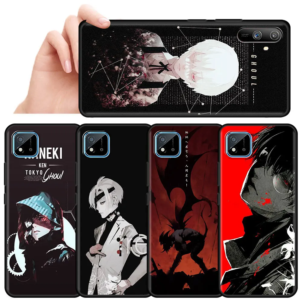 

Tokyo Ghoul Trendy Anime Kaneki Cover for Realme 6 7 C21 C3 XT 5 X50 Pro 8 7i C11 C15 V5 5G GT Neo Cell Phone Case Shell Coque