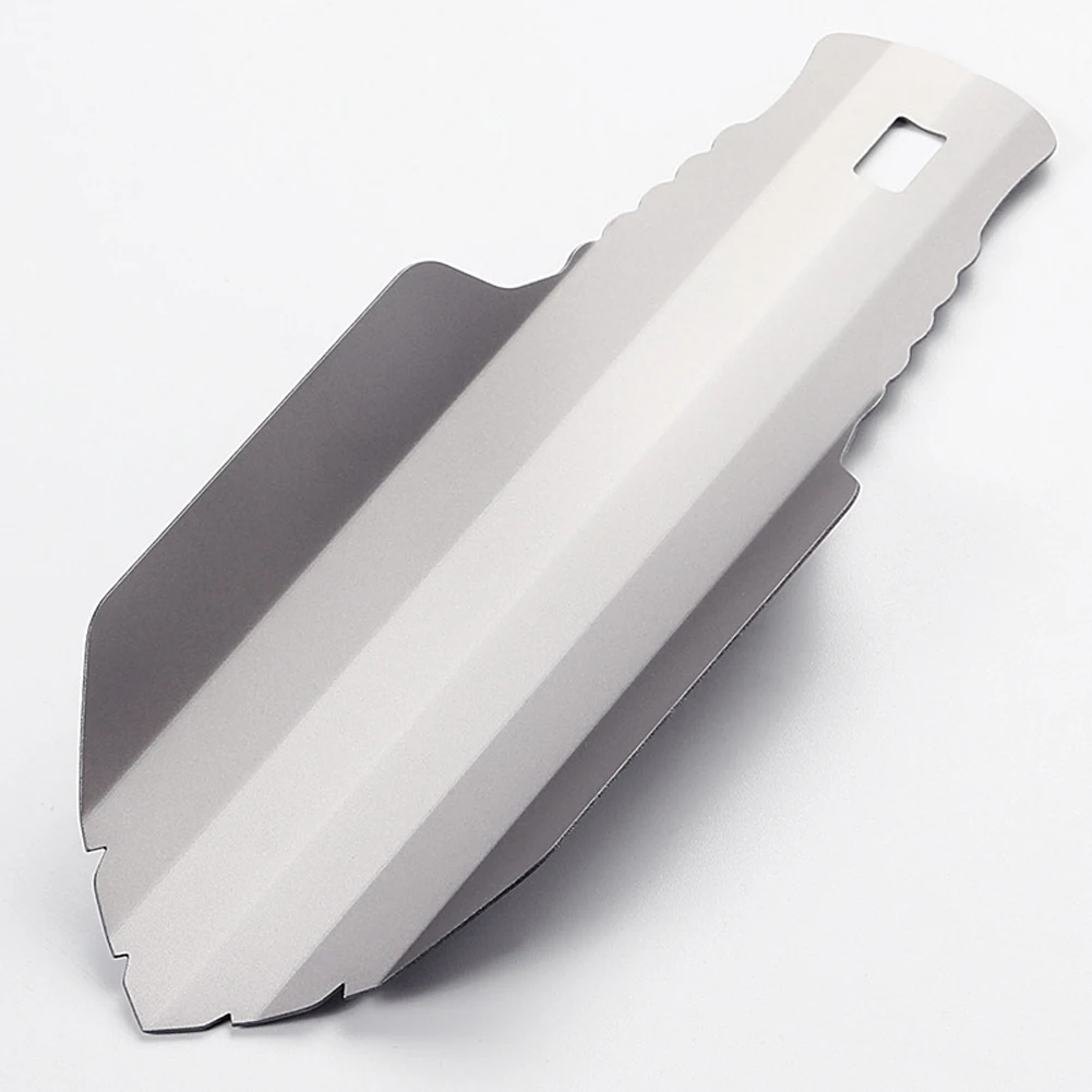 

Titanium Ultralight Backpacking Potty Trowel Outdoor Compact Poop Shovel Trowel Multi Tool for Hiking Camping and Survival Hot