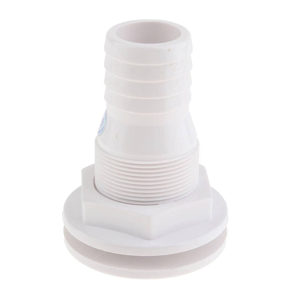 

1.5inch Thru Hull Fitting Through Hull , Inlet Inner Diameter:1.5 inch,Outlet Inner Diameter: 1.1 inch