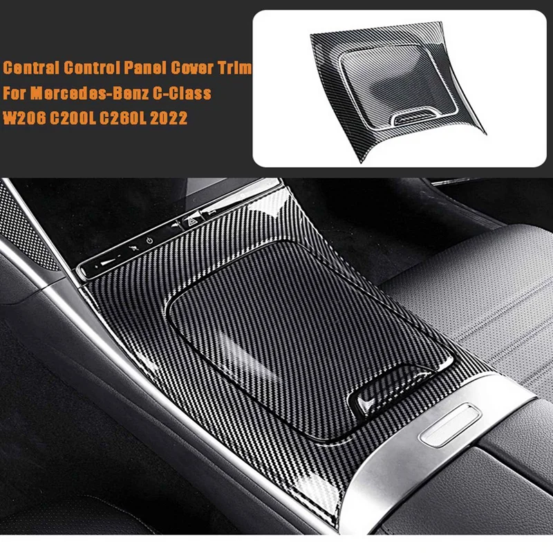 

Car Central Control Water Cup Holder Shift Panel Cover Trim for Mercedes-Benz C-Class W206 C200L C260L 2022