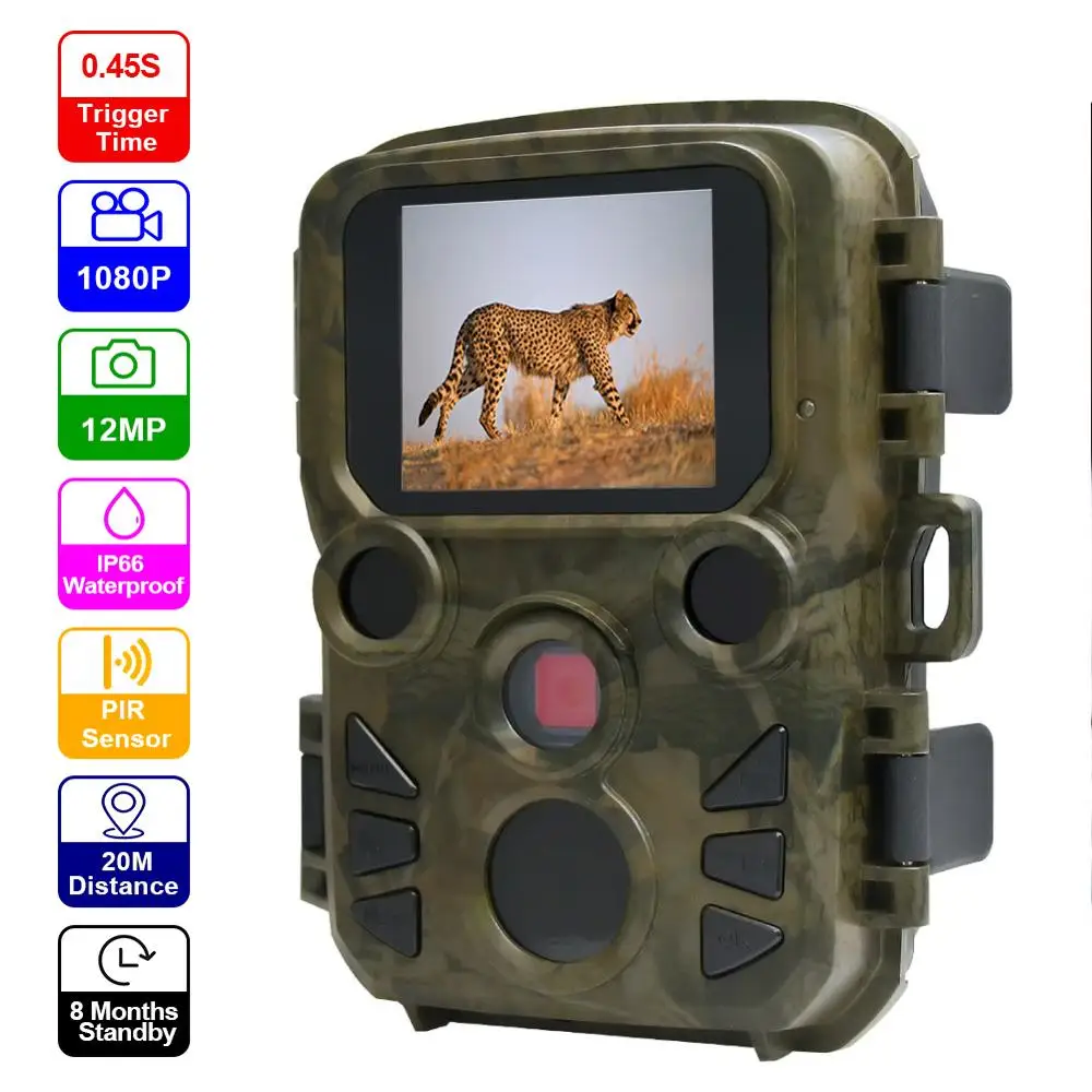 

MINI Chasse Hunting Camera 16MP 1080P Full HD Wildlife Scout Camera with Night Vision Hunting Game Camera Photo Traps Hunter Cam