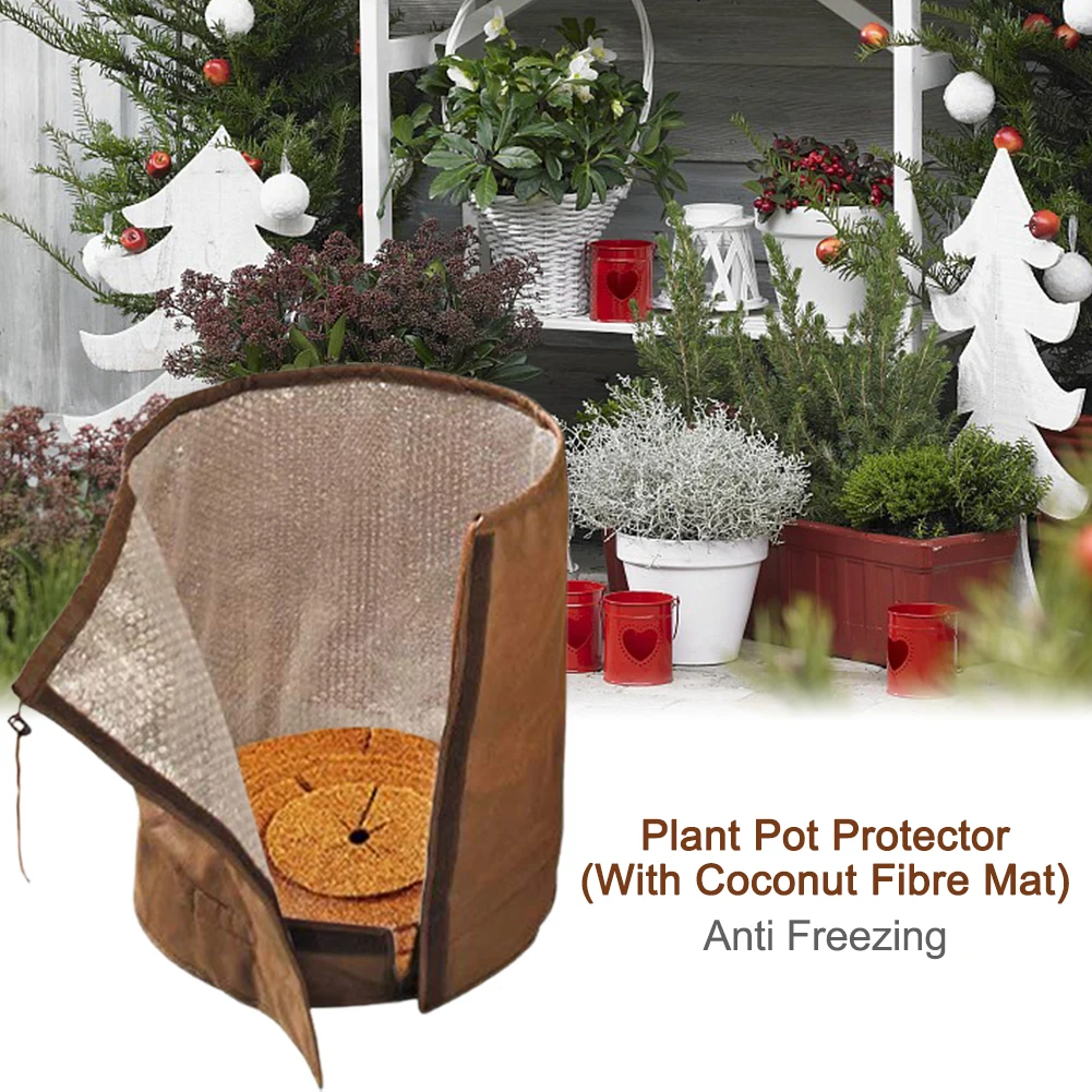 

Insulated UV Proof Winter Protection Home Anti Freezing Outdoor Garden Backyard Warm Multifunction Universal Plant Pot Protector