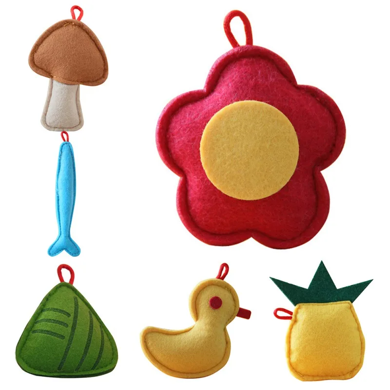 

6 Shapes Cat Toy Catnip Interactive Plush Stuffed Chew Pet Toys Cute Cat Mint Soft Teeth Cleaning Toy for Cat Kitten Pet Product