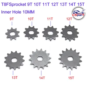 9 10 11 12 13 14 15 зубьев 9T 10T 11T 12T 13T 14T 15 T T8F Звездочка 10 мм для электрического скутера Razor EVO IZIP 500W 1000W