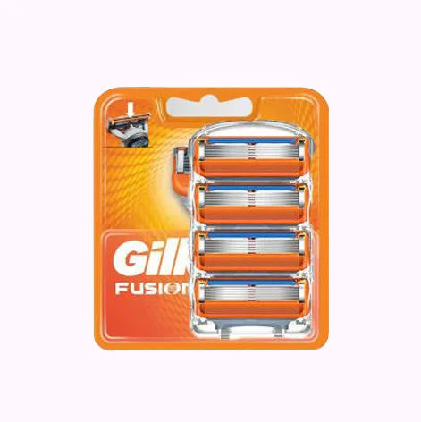 Лезвия для бритвы Gillette Fusion 4 шт./лот 5 лезвий нержавеющая сталь |