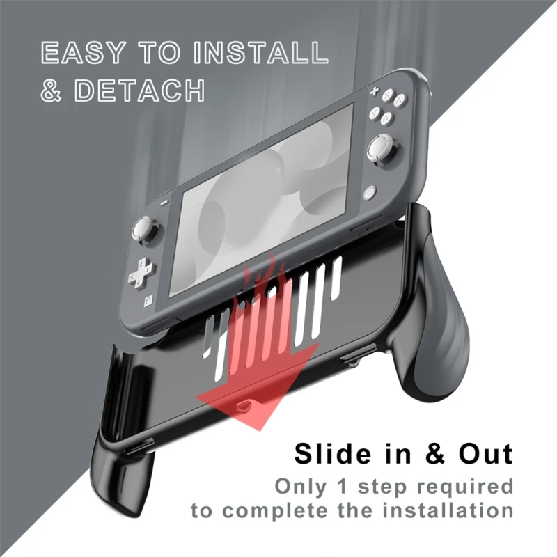 

Hand Grips Protective Back Cover for Switch Lite Console Portable Grip Cover Durable Anti-Scratch Game Accessories