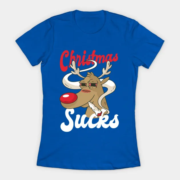 

Christmas Sucks Funny Women's T-Shirt
