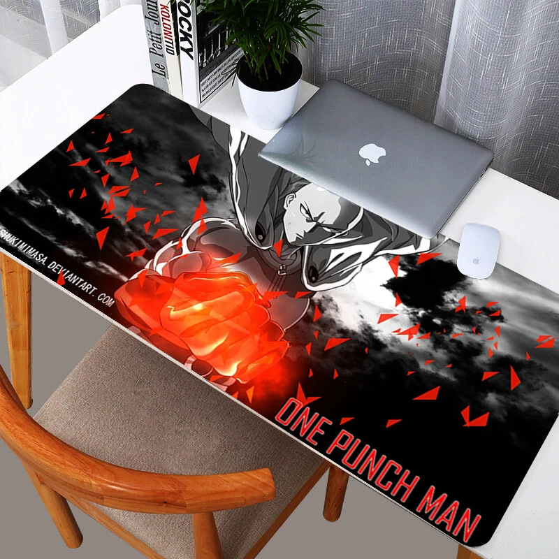 Большой пользовательский коврик для мыши One Punch Man игровой и клавиатуры Cs Go Dota