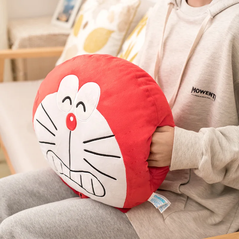 Круглая грелка для рук Doraemon очень мягкая и удобная отправка подруге праздничные