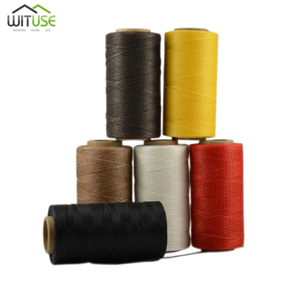

8pcs roll Waxed Thread Cotton Thread Cord String Strap Hand Stitching Hand Stitching for Leather Material DIY Handicraft Tool
